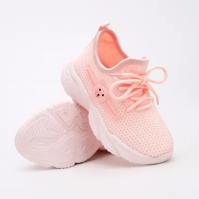 Kids Fashion Sneakers | Breathable Mesh Bear Shoes, Lightweight Sports & Casual Footwear